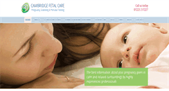 Desktop Screenshot of fetalcare.co.uk